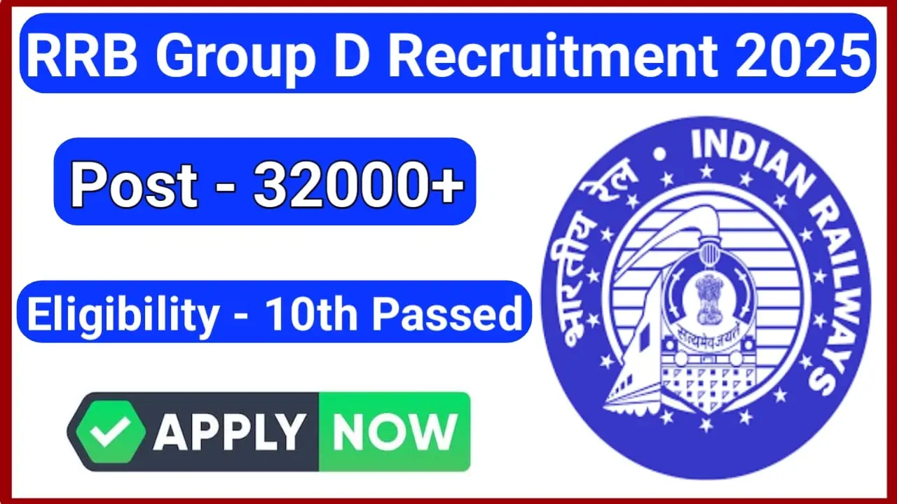 RRB Group D Online Form 2025